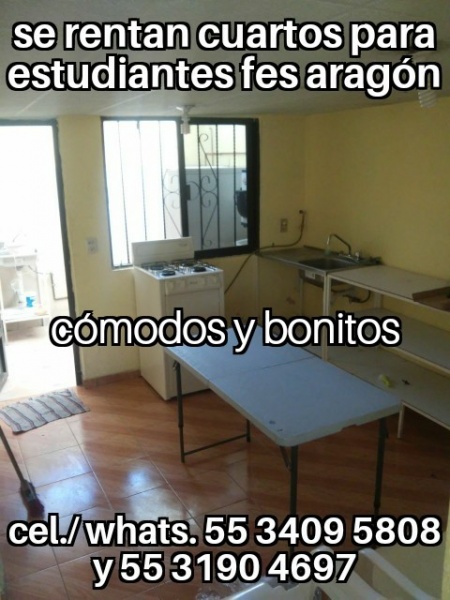 Fes aragon, cuartos estudiantes, fes aragon nuevo ingreso, departamento estudiantes, recamara estudiantes, habitacion estudiantes, dormitorio estudiantes,