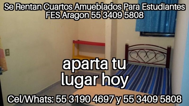Fes aragon, cuartos estudiantes, fes aragon nuevo ingreso, departamento estudiantes, recamara estudiantes, habitacion estudiantes, dormitorio estudiantes,