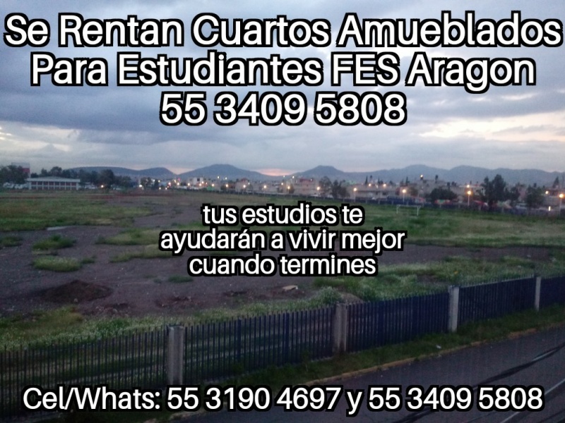 Fes aragon; nuevo ingreso cuartos estudiantes fes aragon; fes aragon nuevo ingreso; departamento estudiantes; recamara estudiantes; habitacion estudiantes; dormitorio estudiantes;