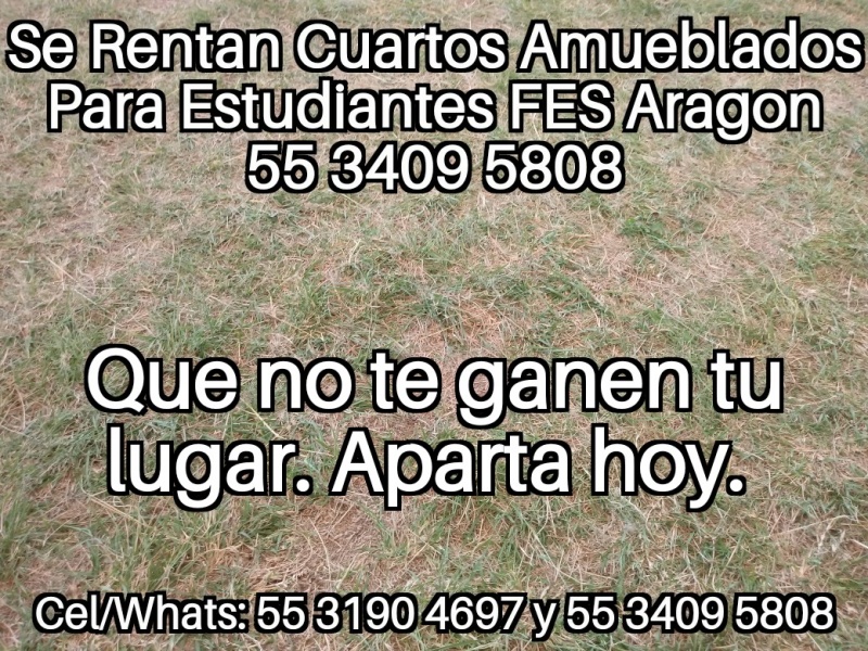 Fes aragon; nuevo ingreso cuartos estudiantes fes aragon; fes aragon nuevo ingreso; departamento estudiantes; recamara estudiantes; habitacion estudiantes; dormitorio estudiantes;