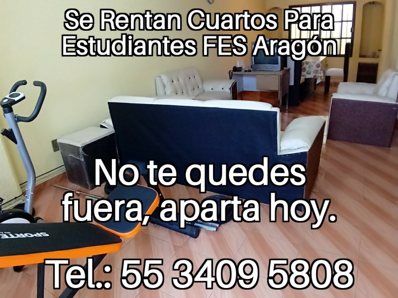 Fes aragon, cuartos estudiantes, fes aragon nuevo ingreso, departamento estudiantes, recamara estudiantes, habitacion estudiantes, dormitorio estudiantes,