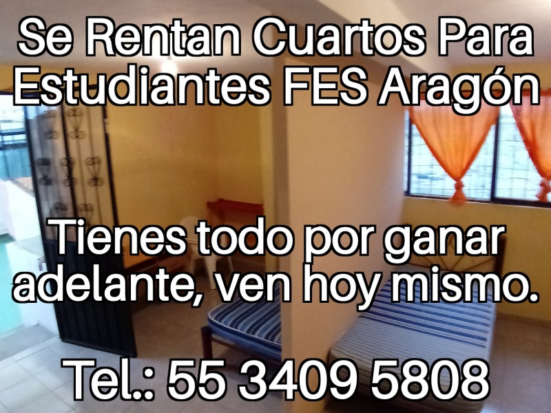 Fes aragon, cuartos estudiantes, fes aragon nuevo ingreso, departamento estudiantes, recamara estudiantes, habitacion estudiantes, dormitorio estudiantes,
