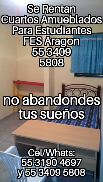 Fes aragon; nuevo ingreso cuartos estudiantes fes aragon; fes aragon nuevo ingreso; departamento estudiantes; recamara estudiantes; habitacion estudiantes; dormitorio estudiantes;