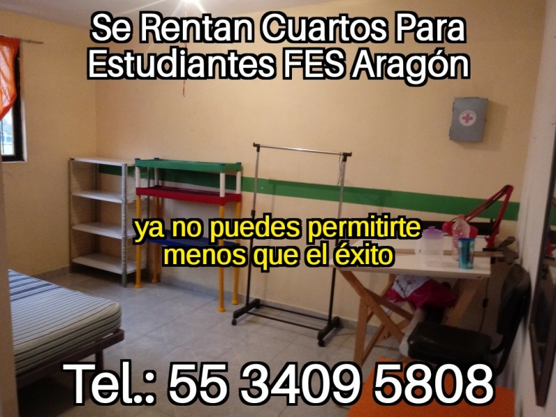 Fes aragon; cuartos estudiantes; fes aragon nuevo ingreso; departamento estudiantes; recamara estudiantes; habitacion estudiantes; dormitorio estudiantes;
