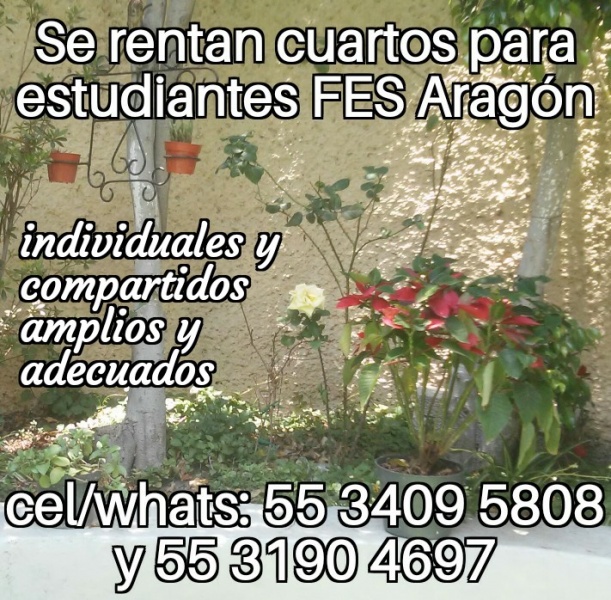 Fes aragon; nuevo ingreso cuartos estudiantes fes aragon; renta estudiantes fes aragon; renta estudiantes tese; renta estudiantes uneve; renta estudiantes upiicsa; renta estudiantes zacatenco;  fes aragon nuevo ingreso; departamento estudiantes; recamara estudiantes; habitacion estudiantes; dormitorio estudiantes;