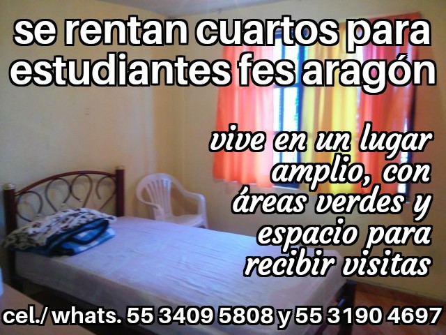 Fes aragon; nuevo ingreso cuartos estudiantes fes aragon; renta estudiantes fes aragon; renta estudiantes tese; renta estudiantes uneve; renta estudiantes upiicsa; renta estudiantes zacatenco;  fes aragon nuevo ingreso; departamento estudiantes; recamara estudiantes; habitacion estudiantes; dormitorio estudiantes;