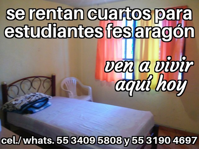 Fes aragon; nuevo ingreso cuartos estudiantes fes aragon; renta estudiantes fes aragon; renta estudiantes tese; renta estudiantes uneve; renta estudiantes upiicsa; renta estudiantes zacatenco;  fes aragon nuevo ingreso; departamento estudiantes; recamara estudiantes; habitacion estudiantes; dormitorio estudiantes;