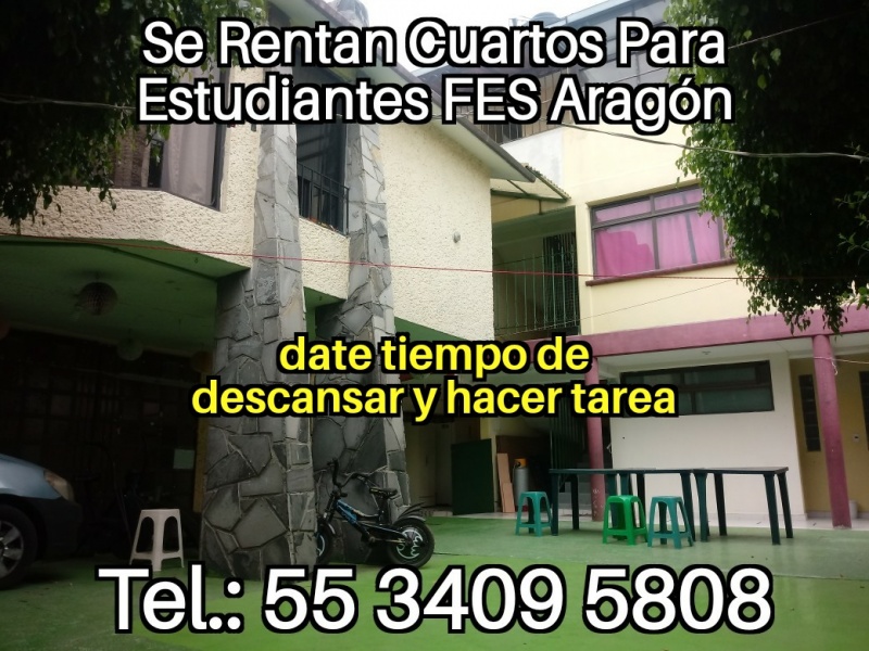Fes aragon; nuevo ingreso cuartos estudiantes fes aragon; renta estudiantes fes aragon; renta estudiantes tese; renta estudiantes uneve; renta estudiantes upiicsa; renta estudiantes zacatenco;  fes aragon nuevo ingreso; departamento estudiantes; recamara estudiantes; habitacion estudiantes; dormitorio estudiantes;