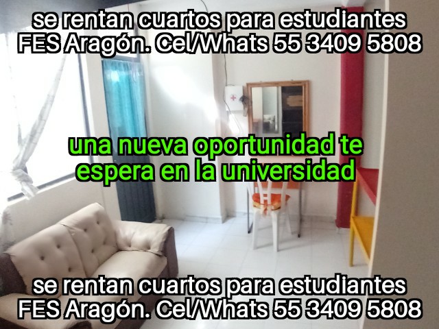 Fes aragon; nuevo ingreso cuartos estudiantes; fes aragon nuevo ingreso; departamento estudiantes; recamara estudiantes; habitacion estudiantes; dormitorio estudiantes;