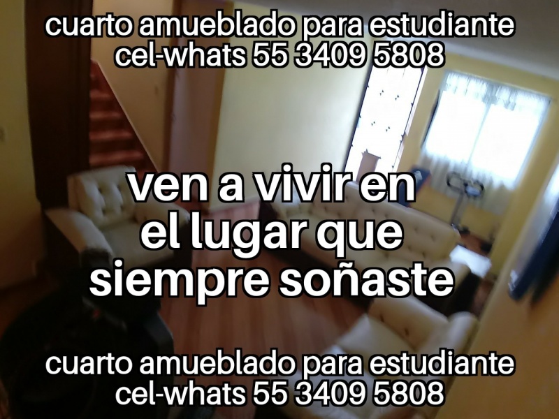 Fes aragon, cuartos estudiantes, fes aragon nuevo ingreso, departamento estudiantes, recamara estudiantes, habitacion estudiantes, dormitorio estudiantes,