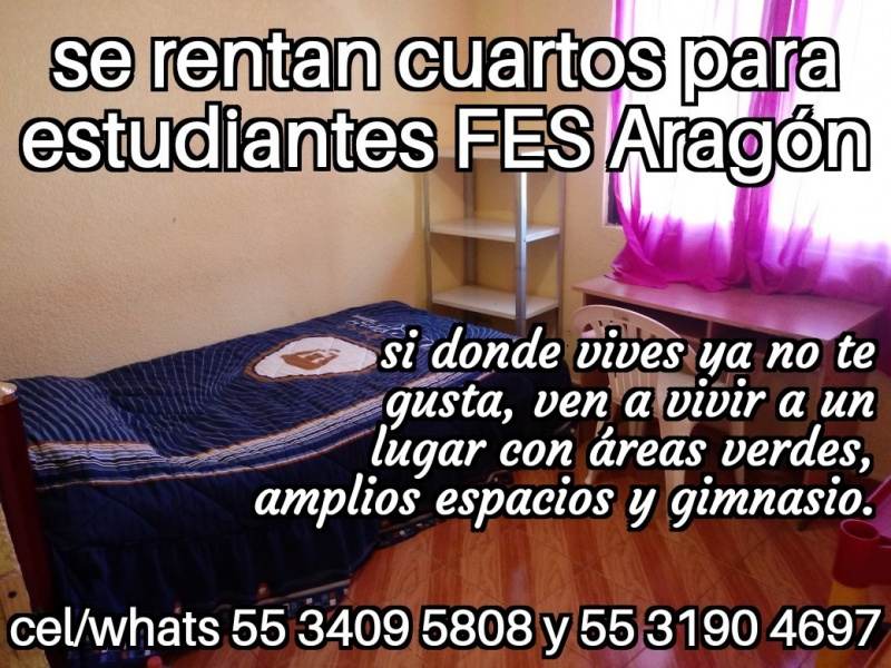Fes aragon; nuevo ingreso cuartos estudiantes fes aragon; renta estudiantes fes aragon; renta estudiantes tese; renta estudiantes uneve; renta estudiantes upiicsa; renta estudiantes zacatenco;  fes aragon nuevo ingreso; departamento estudiantes; recamara estudiantes; habitacion estudiantes; dormitorio estudiantes;