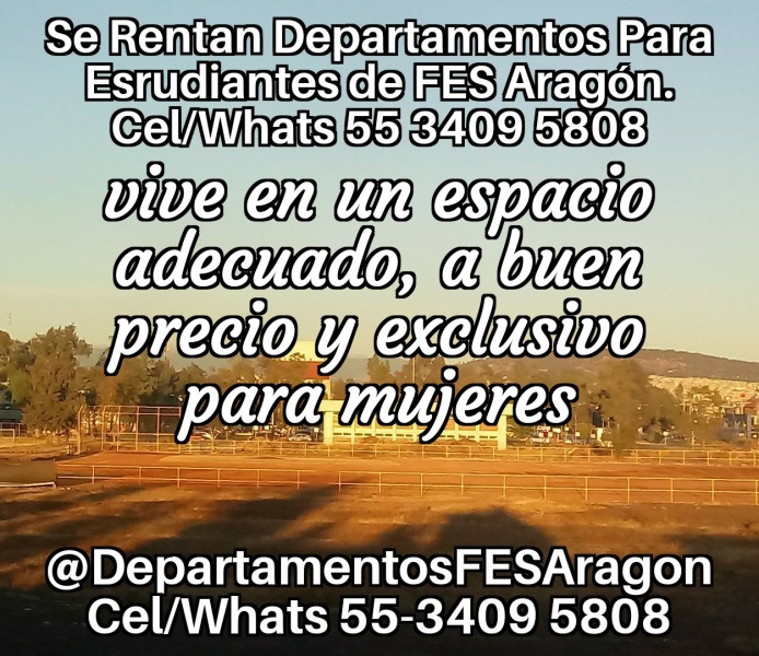 Fes aragon; cuartos estudiantes; fes aragon nuevo ingreso; departamento estudiantes; recamara estudiantes; habitacion estudiantes; dormitorio estudiantes;